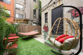Private Garden Getaway Cozy and Chic Near Subway at 